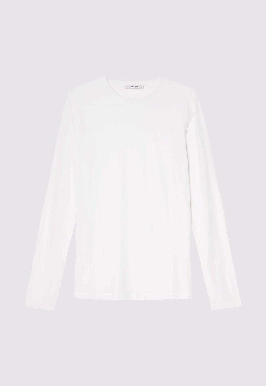 Jac + Jack Davies Long Sleeve Tee - White